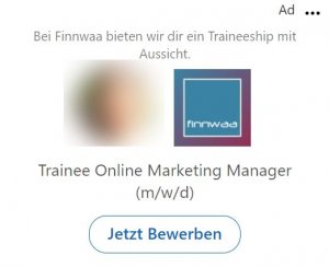 LinkedIn Ads Formate Überblick: LinkedIn Spotlight Ads